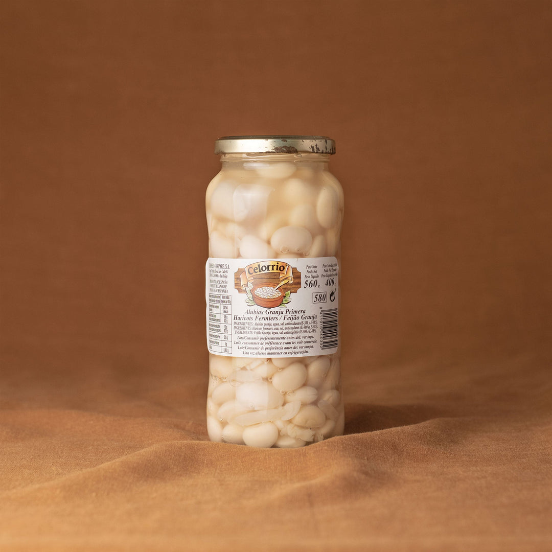 Celorrio Canned Good White Beans "Alubias Granja Habonas Primera" 560g