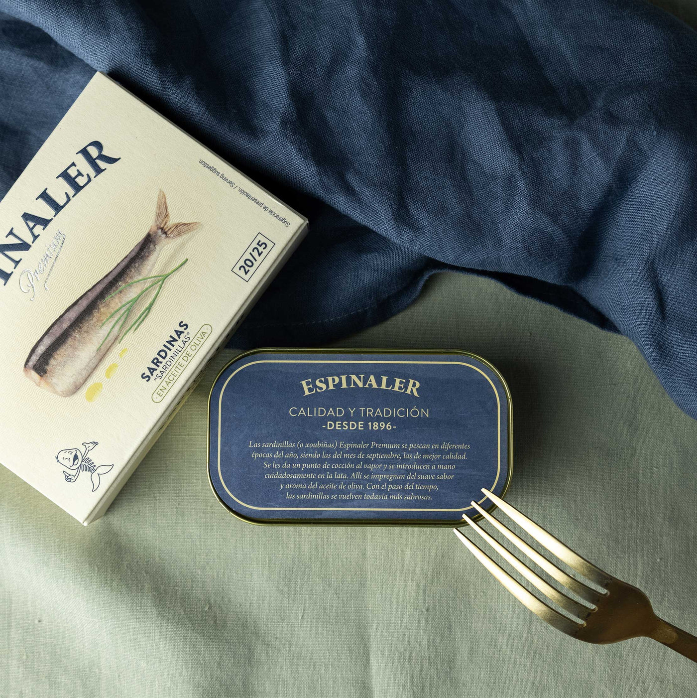 Espinaler Tinned Seafood Baby Sardines Premium