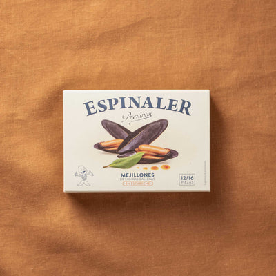 Espinaler Tinned Seafood Mussels Premium 115g