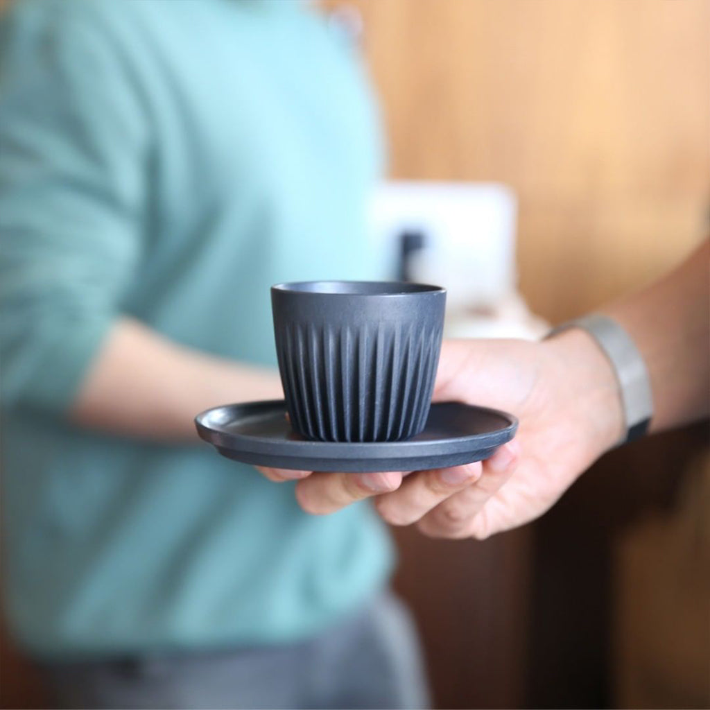 Huskee Reusable Cup Huskee 3oz Espresso Set of 4 - Charcoal